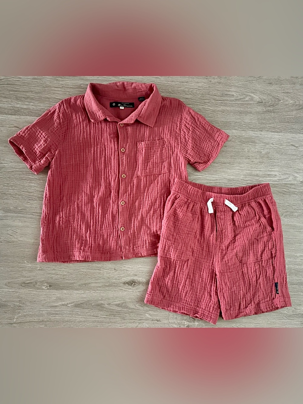 BEN SHERMAN Boy’s 2 Piece Outfit, Size 7